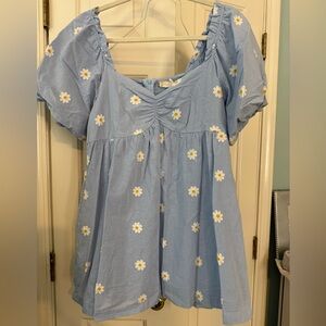 ALTER’D STATE Embroidered Daisy Mini Dress